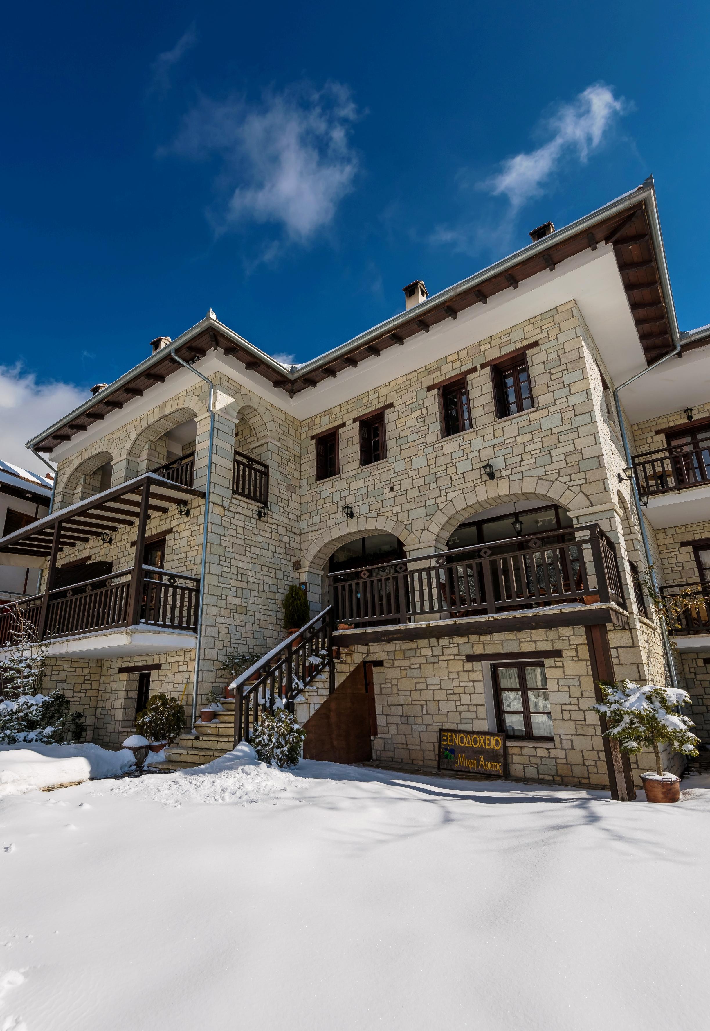 Mikri Arktos Hotel Eláti Exterior foto